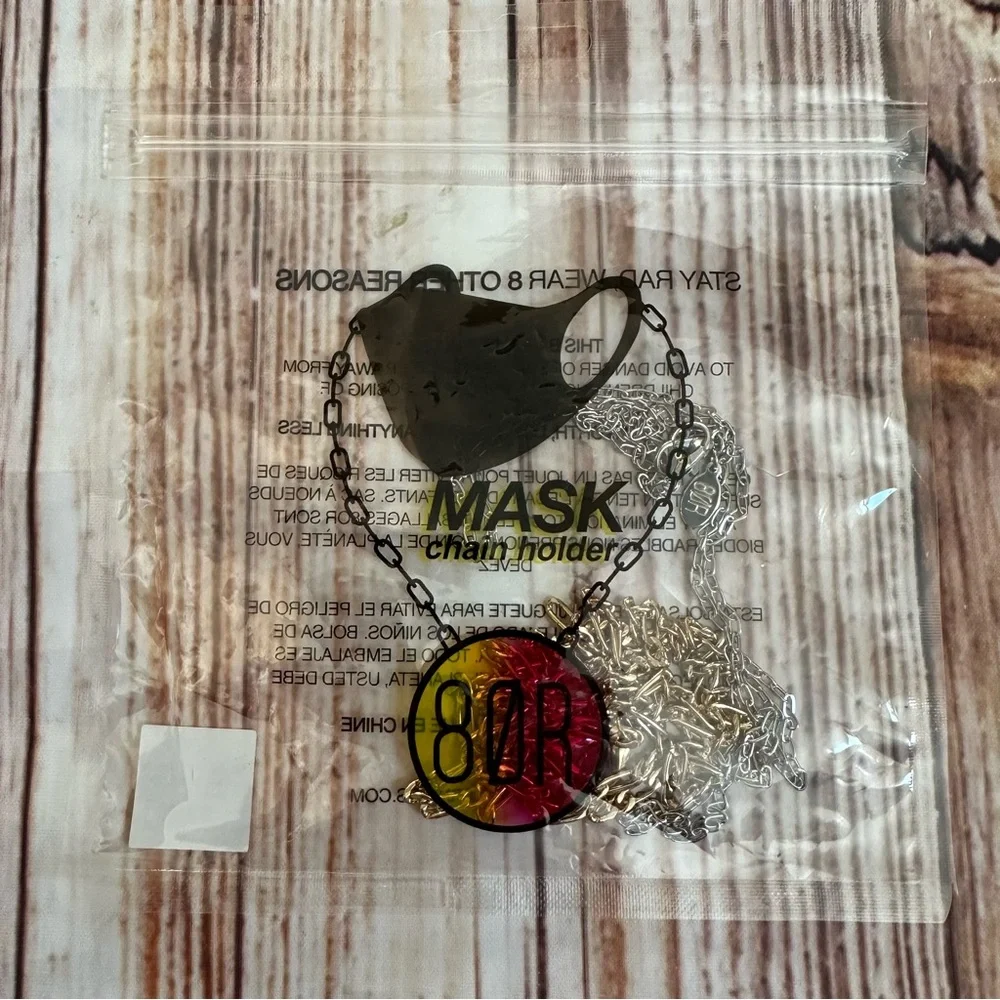 8 Other Reasons 3 Pack Reusable Neutral Mask And Mask Chain Duo Bundle OS